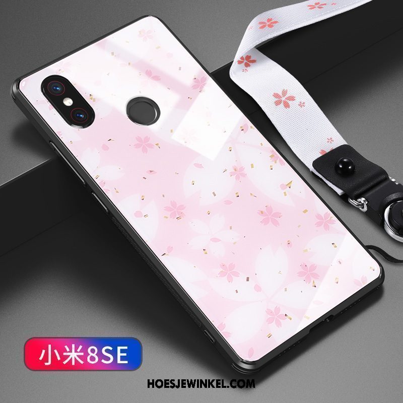 Xiaomi Mi 8 Se Hoesje Trendy Merk Mini Lovers, Xiaomi Mi 8 Se Hoesje Mobiele Telefoon Spotprent Beige