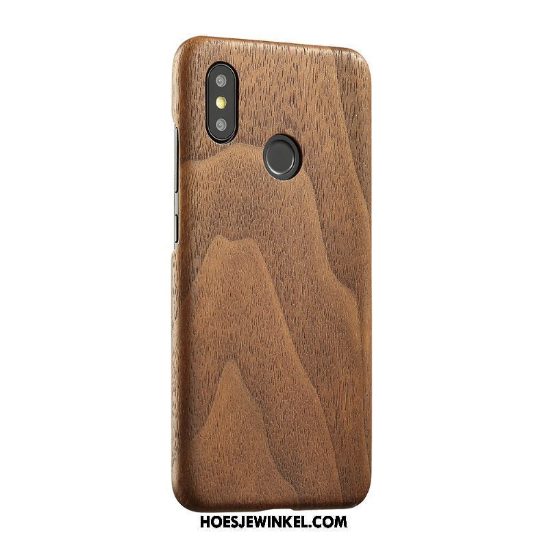 Xiaomi Mi 8 Se Hoesje Zwart Hout Mobiele Telefoon, Xiaomi Mi 8 Se Hoesje Hoes Mini Beige