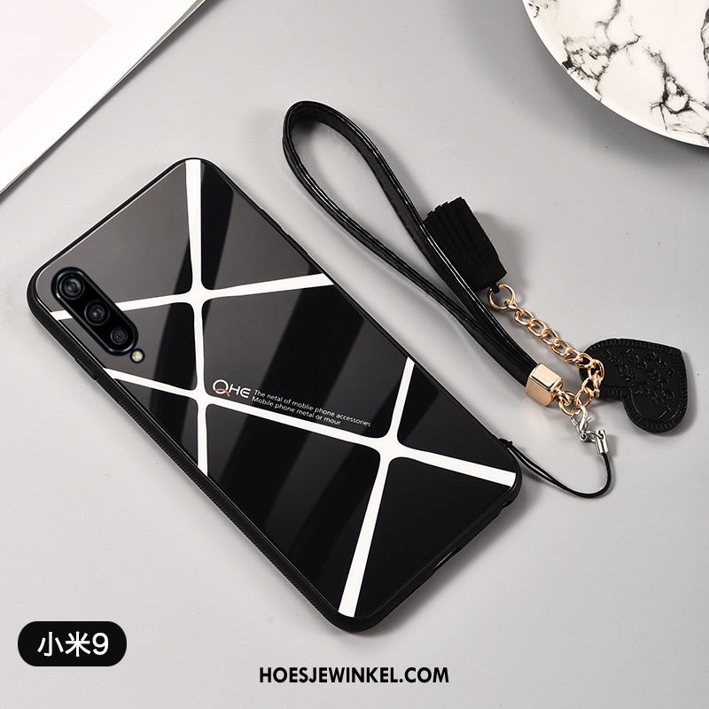 Xiaomi Mi 9 Hoesje All Inclusive Anti-fall Net Red, Xiaomi Mi 9 Hoesje Hoes Persoonlijk Beige