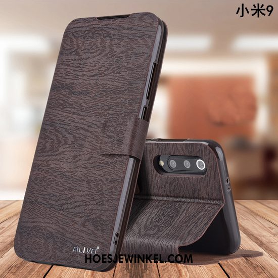 Xiaomi Mi 9 Hoesje All Inclusive Mini Trend, Xiaomi Mi 9 Hoesje Mobiele Telefoon Bescherming Beige