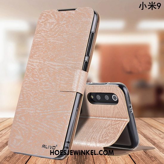 Xiaomi Mi 9 Hoesje All Inclusive Mini Trend, Xiaomi Mi 9 Hoesje Mobiele Telefoon Bescherming Beige