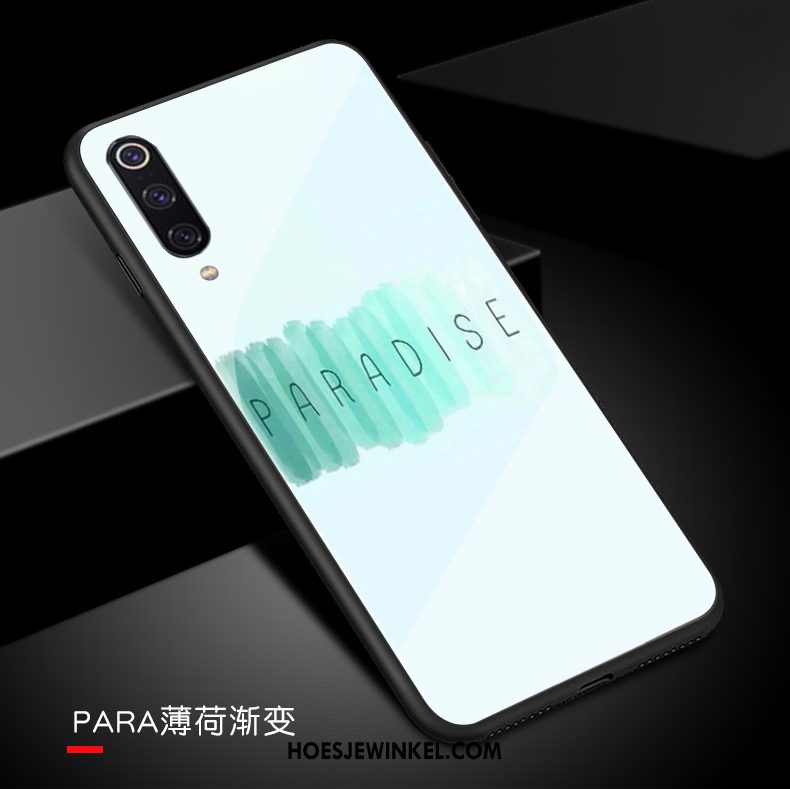 Xiaomi Mi 9 Hoesje Groen Anti-fall Persoonlijk, Xiaomi Mi 9 Hoesje Net Red Siliconen Beige