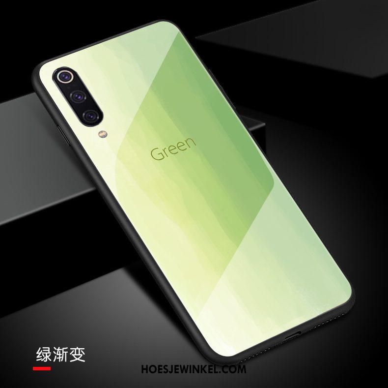 Xiaomi Mi 9 Hoesje Groen Anti-fall Persoonlijk, Xiaomi Mi 9 Hoesje Net Red Siliconen Beige