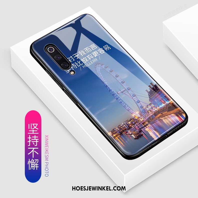 Xiaomi Mi 9 Hoesje Hard Zacht Siliconen, Xiaomi Mi 9 Hoesje Bescherming Spotprent Beige