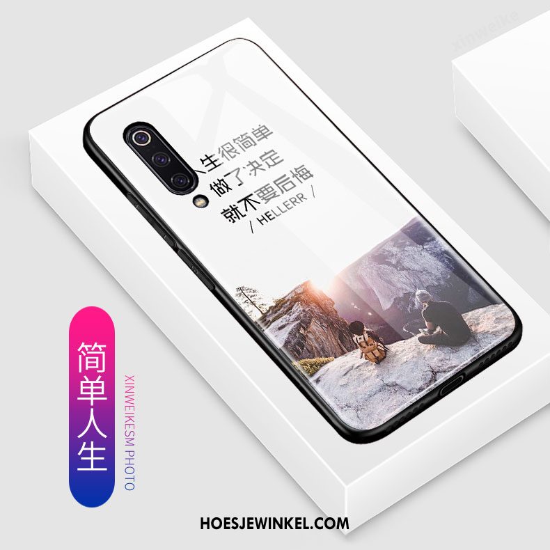 Xiaomi Mi 9 Hoesje Hard Zacht Siliconen, Xiaomi Mi 9 Hoesje Bescherming Spotprent Beige