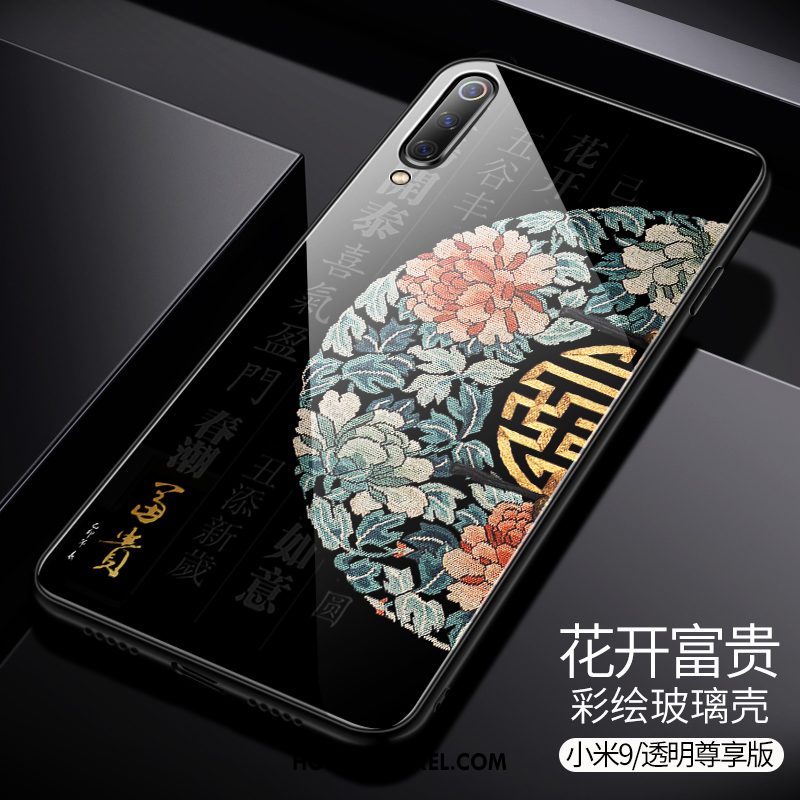Xiaomi Mi 9 Hoesje Hoes Persoonlijk Trendy Merk, Xiaomi Mi 9 Hoesje Spiegel Mini Beige