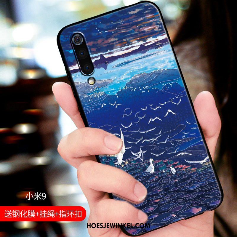 Xiaomi Mi 9 Hoesje Nieuw Scheppend Mobiele Telefoon, Xiaomi Mi 9 Hoesje Hoes Anti-fall Beige