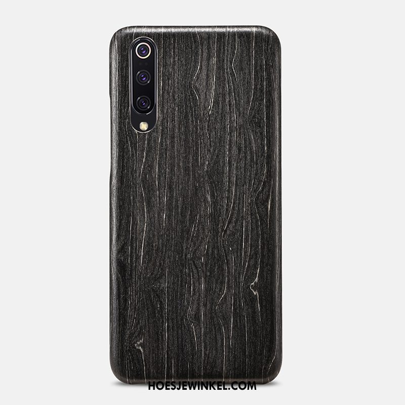 Xiaomi Mi 9 Hoesje Persoonlijk Mini Hoes, Xiaomi Mi 9 Hoesje Rood Hout Beige