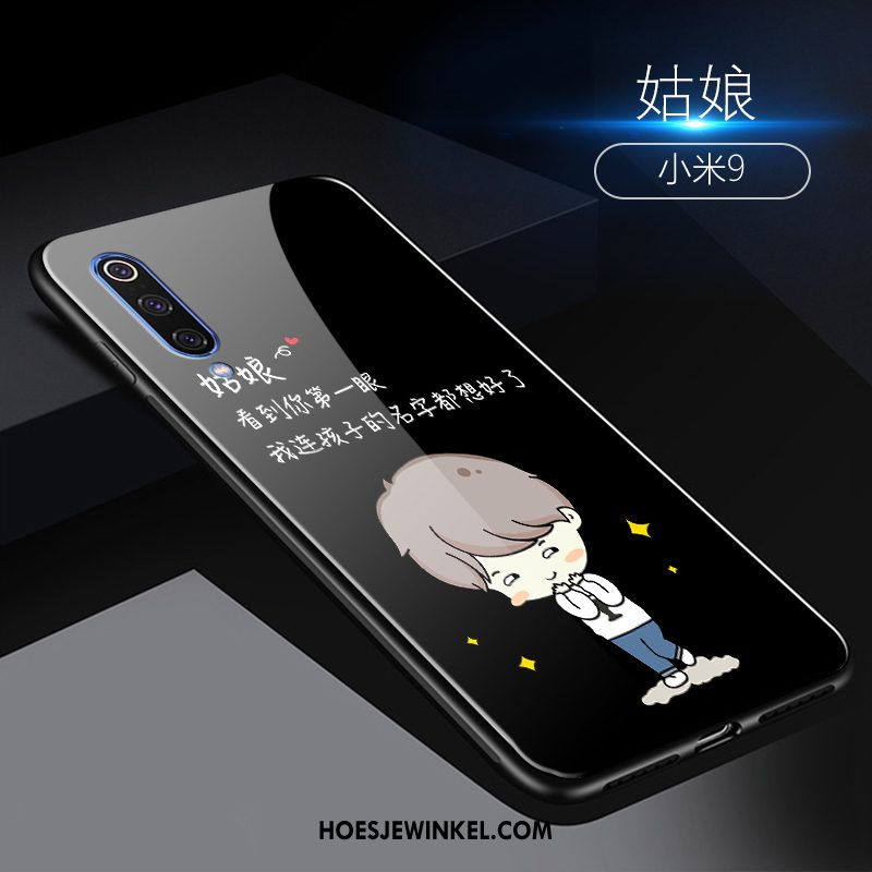 Xiaomi Mi 9 Hoesje Scheppend Zwart Bescherming, Xiaomi Mi 9 Hoesje Nieuw Anti-fall Beige