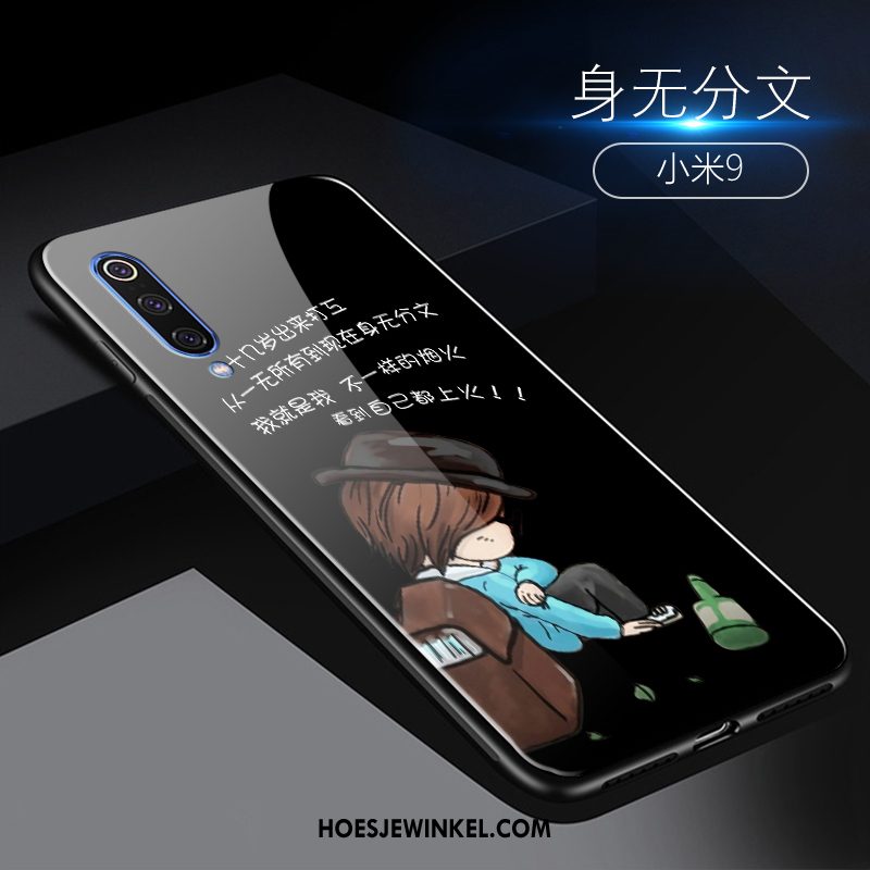 Xiaomi Mi 9 Hoesje Scheppend Zwart Bescherming, Xiaomi Mi 9 Hoesje Nieuw Anti-fall Beige