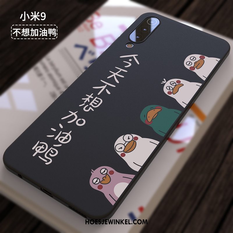 Xiaomi Mi 9 Hoesje Siliconen Mooie Zwart, Xiaomi Mi 9 Hoesje Anti-fall Zacht Beige