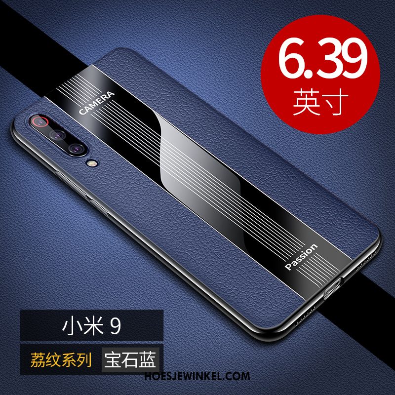 Xiaomi Mi 9 Hoesje Zwart Scheppend Dun, Xiaomi Mi 9 Hoesje Anti-fall Trendy Merk Beige