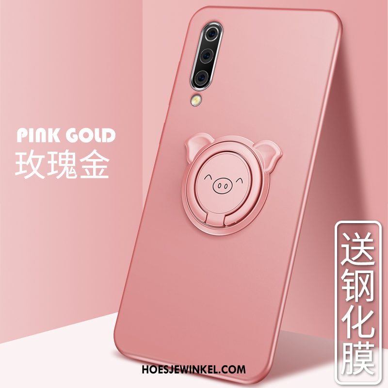 Xiaomi Mi 9 Lite Hoesje Anti-fall Hoes Bescherming, Xiaomi Mi 9 Lite Hoesje Siliconen Zacht Beige