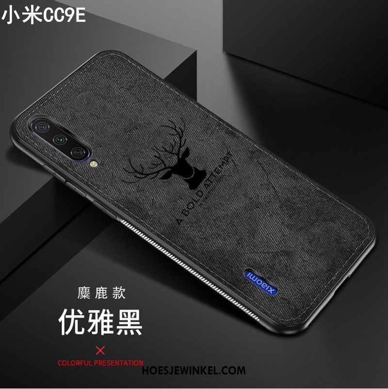 Xiaomi Mi 9 Lite Hoesje Bescherming Mobiele Telefoon Super, Xiaomi Mi 9 Lite Hoesje Doek Eland Beige