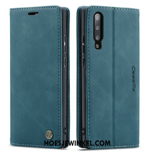 Xiaomi Mi 9 Lite Hoesje Clamshell Zwart Scheppend, Xiaomi Mi 9 Lite Hoesje Mini Leren Etui Beige