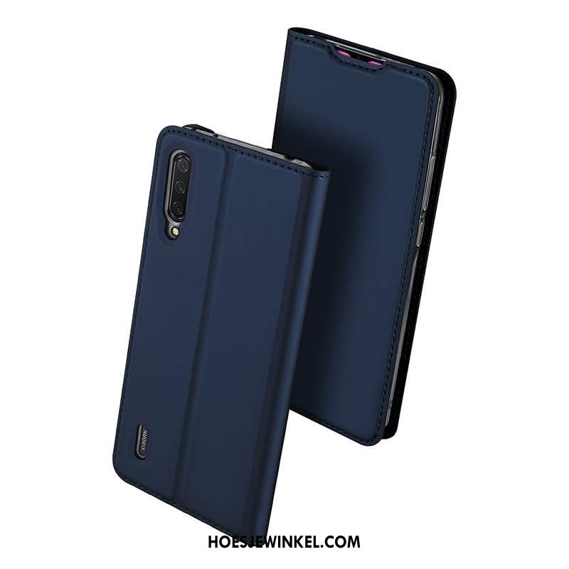 Xiaomi Mi 9 Lite Hoesje Folio All Inclusive Zacht, Xiaomi Mi 9 Lite Hoesje Zwart Anti-fall Beige