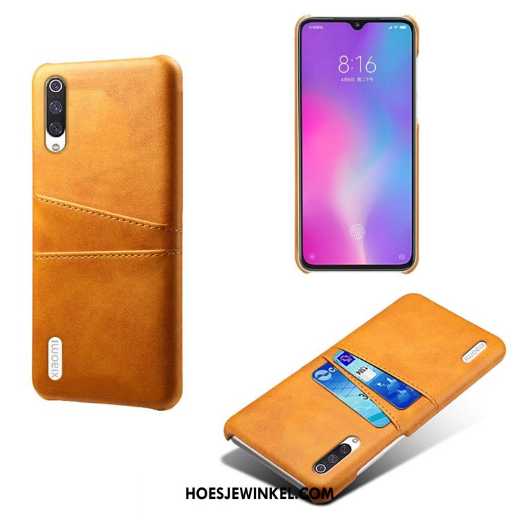 Xiaomi Mi 9 Lite Hoesje Mobiele Telefoon Kaart Anti-fall, Xiaomi Mi 9 Lite Hoesje Persoonlijk Patroon Beige