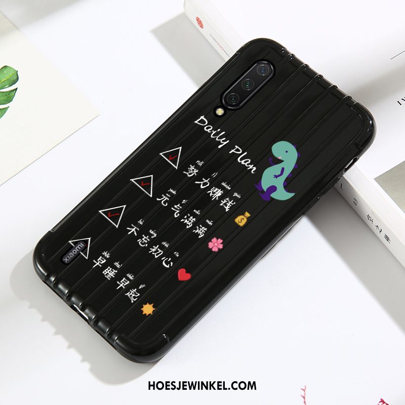 Xiaomi Mi 9 Lite Hoesje Rood Eenvoudige All Inclusive, Xiaomi Mi 9 Lite Hoesje Anti-fall Bescherming Beige
