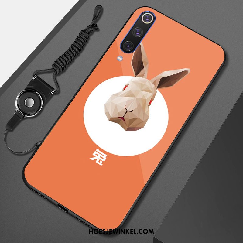 Xiaomi Mi 9 Se Hoesje All Inclusive Anti-fall Reliëf, Xiaomi Mi 9 Se Hoesje Groen Mini Beige