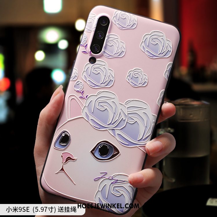 Xiaomi Mi 9 Se Hoesje Hoes Mini Mobiele Telefoon, Xiaomi Mi 9 Se Hoesje Zacht Bescherming Beige