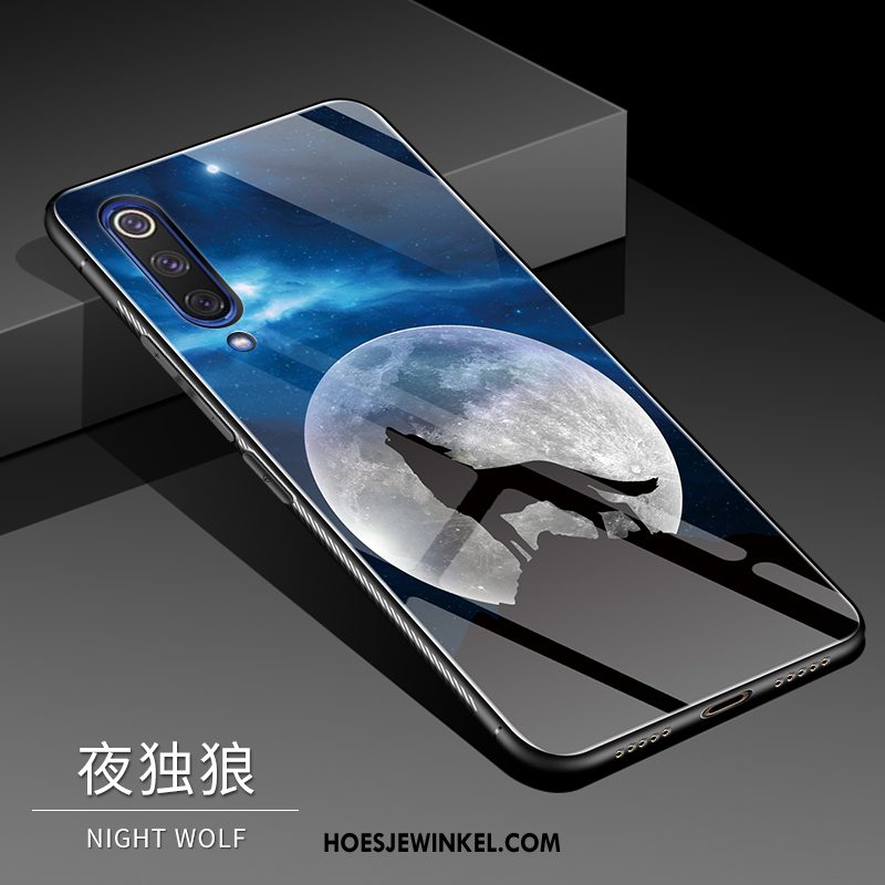 Xiaomi Mi 9 Se Hoesje Mode Mobiele Telefoon Mini, Xiaomi Mi 9 Se Hoesje Zwart Spotprent Beige