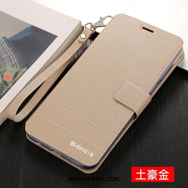 Xiaomi Mi 9t Hoesje All Inclusive Hanger Schrobben, Xiaomi Mi 9t Hoesje Mobiele Telefoon Leren Etui Braun Beige Braun