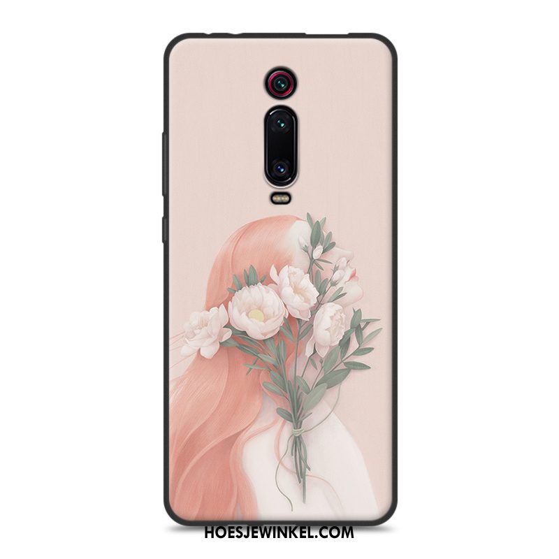 Xiaomi Mi 9t Hoesje Mobiele Telefoon Kunst Bescherming, Xiaomi Mi 9t Hoesje Schrobben Vers Beige