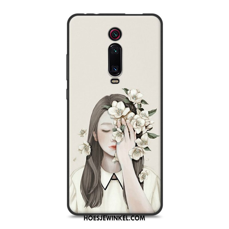 Xiaomi Mi 9t Hoesje Mobiele Telefoon Kunst Bescherming, Xiaomi Mi 9t Hoesje Schrobben Vers Beige