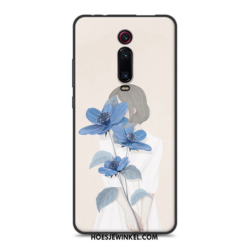 Xiaomi Mi 9t Hoesje Mobiele Telefoon Kunst Bescherming, Xiaomi Mi 9t Hoesje Schrobben Vers Beige