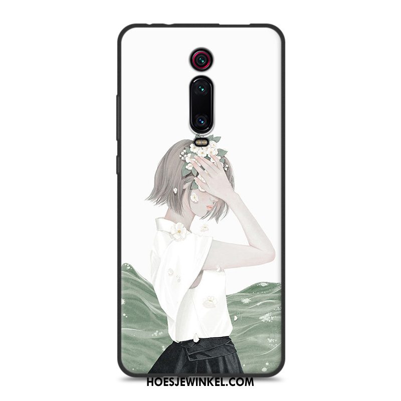 Xiaomi Mi 9t Hoesje Mobiele Telefoon Kunst Bescherming, Xiaomi Mi 9t Hoesje Schrobben Vers Beige