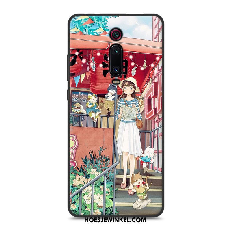 Xiaomi Mi 9t Hoesje Mobiele Telefoon Kunst Bescherming, Xiaomi Mi 9t Hoesje Schrobben Vers Beige