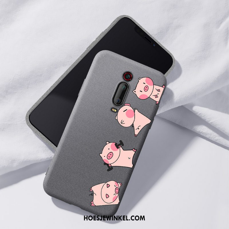 Xiaomi Mi 9t Hoesje Mobiele Telefoon Rood Bescherming, Xiaomi Mi 9t Hoesje Zacht Schrobben Beige