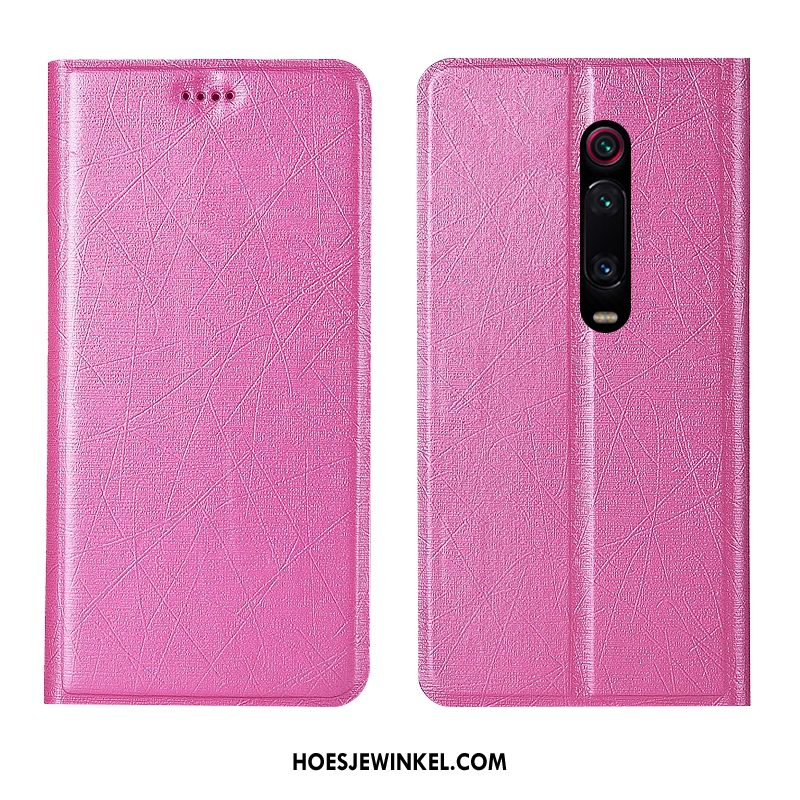 Xiaomi Mi 9t Hoesje Zijde Mini Hoes, Xiaomi Mi 9t Hoesje Bescherming Mobiele Telefoon Beige