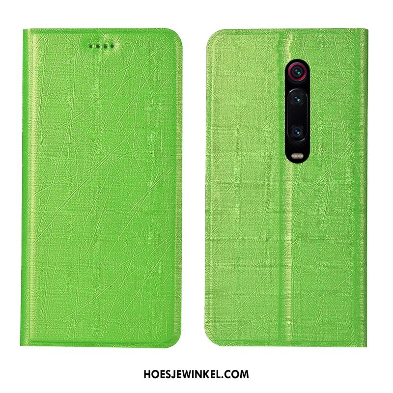 Xiaomi Mi 9t Hoesje Zijde Mini Hoes, Xiaomi Mi 9t Hoesje Bescherming Mobiele Telefoon Beige