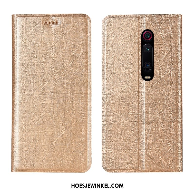 Xiaomi Mi 9t Hoesje Zijde Mini Hoes, Xiaomi Mi 9t Hoesje Bescherming Mobiele Telefoon Beige