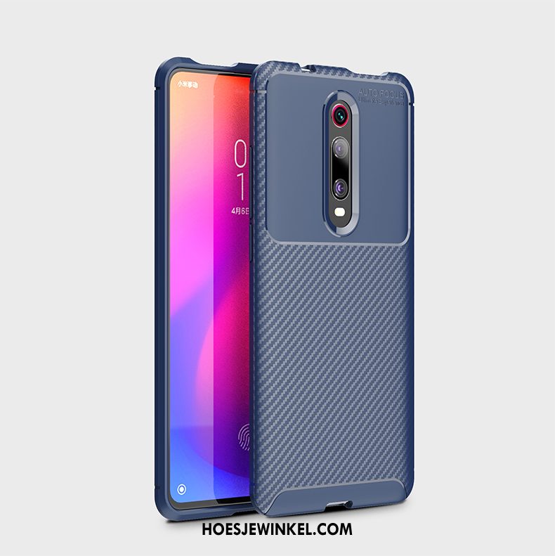 Xiaomi Mi 9t Pro Hoesje All Inclusive Hoes Zacht, Xiaomi Mi 9t Pro Hoesje Mini Rood Beige