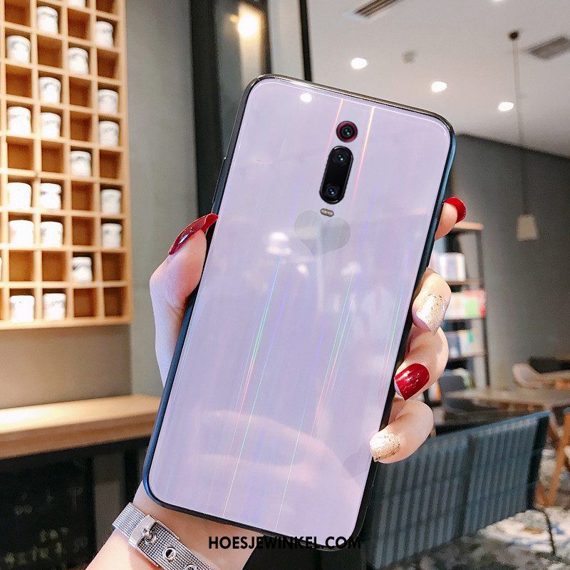 Xiaomi Mi 9t Pro Hoesje All Inclusive Net Red Hard, Xiaomi Mi 9t Pro Hoesje Mooie Roze Beige