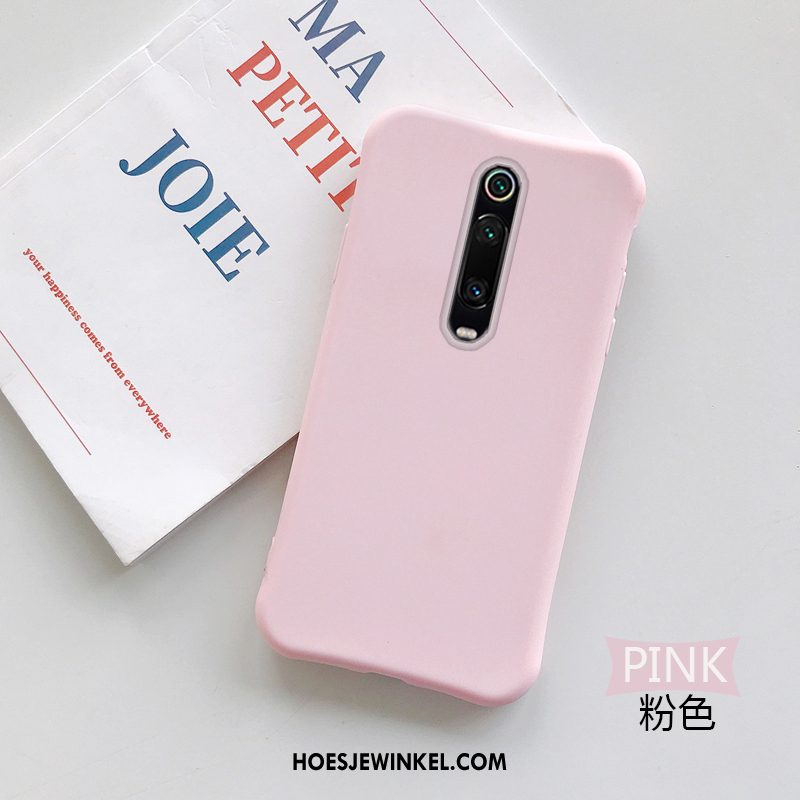 Xiaomi Mi 9t Pro Hoesje Geel Mobiele Telefoon Zuiver, Xiaomi Mi 9t Pro Hoesje Bescherming Roze Beige