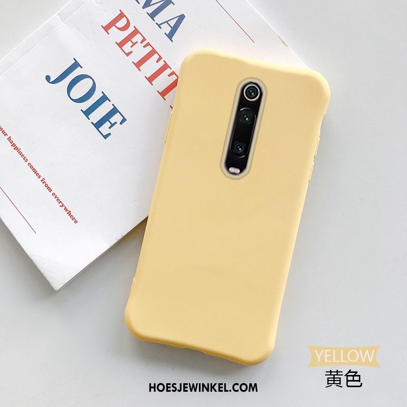 Xiaomi Mi 9t Pro Hoesje Geel Mobiele Telefoon Zuiver, Xiaomi Mi 9t Pro Hoesje Bescherming Roze Beige