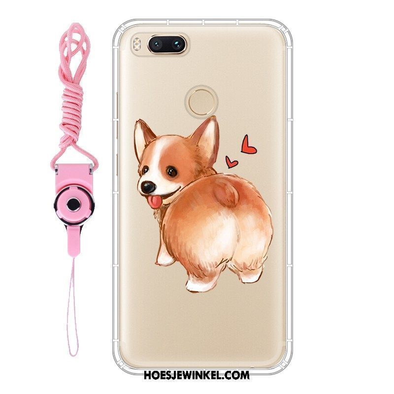 Xiaomi Mi A1 Hoesje Hanger Mobiele Telefoon Bescherming, Xiaomi Mi A1 Hoesje Mini Gasbag Beige