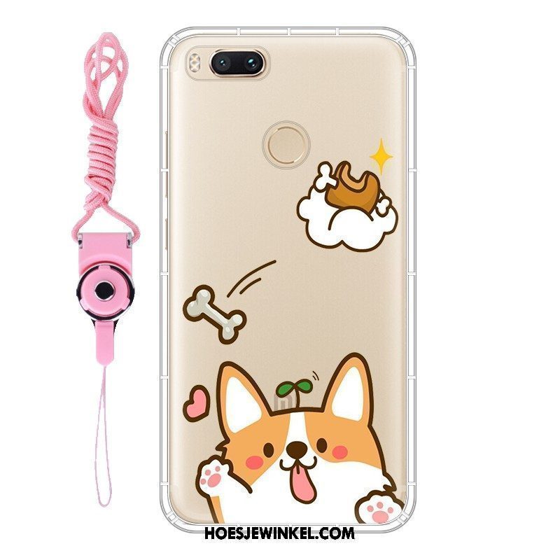 Xiaomi Mi A1 Hoesje Hanger Mobiele Telefoon Bescherming, Xiaomi Mi A1 Hoesje Mini Gasbag Beige