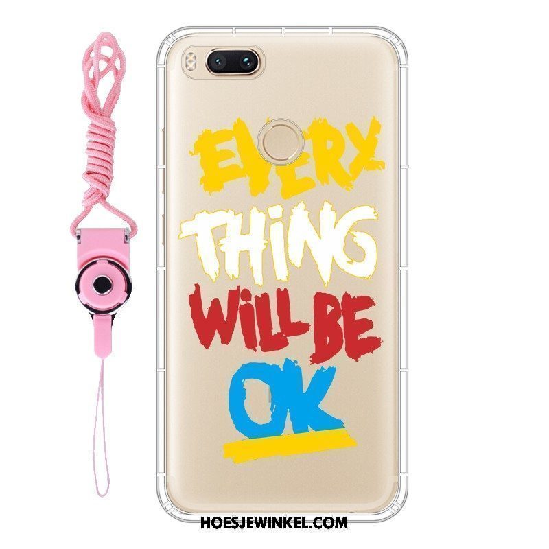 Xiaomi Mi A1 Hoesje Hanger Mobiele Telefoon Bescherming, Xiaomi Mi A1 Hoesje Mini Gasbag Beige