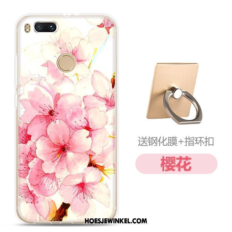 Xiaomi Mi A1 Hoesje Hoes Mini Anti-fall, Xiaomi Mi A1 Hoesje Rood Mobiele Telefoon Beige