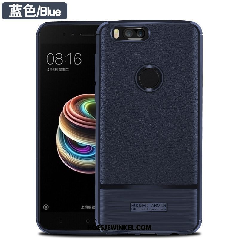 Xiaomi Mi A1 Hoesje Mini Siliconen Ring, Xiaomi Mi A1 Hoesje Zacht Patroon Braun Beige