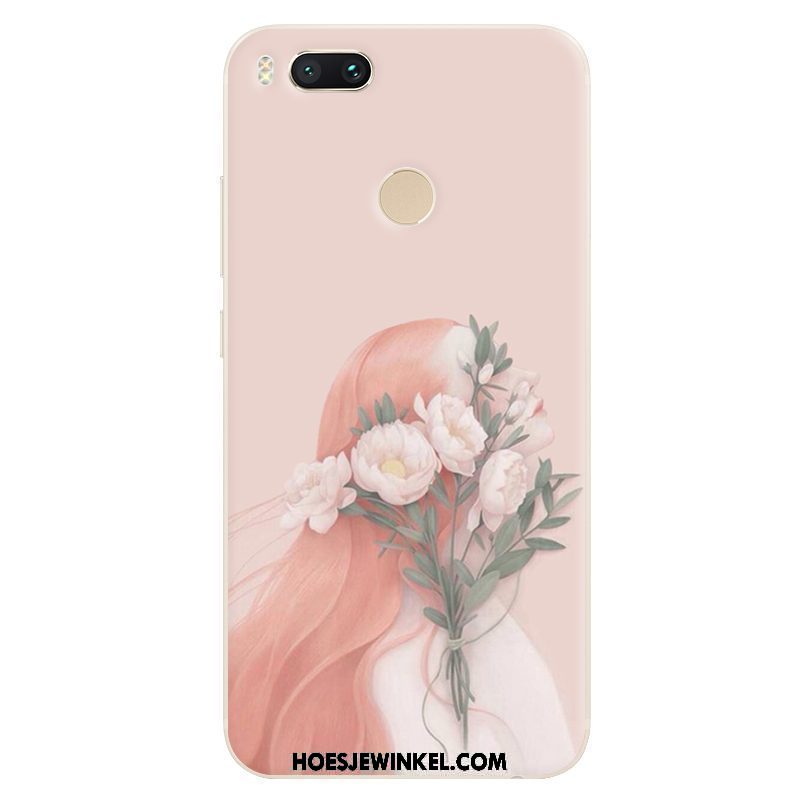 Xiaomi Mi A1 Hoesje Vers Mobiele Telefoon Hard, Xiaomi Mi A1 Hoesje Blauw Anti-fall Beige