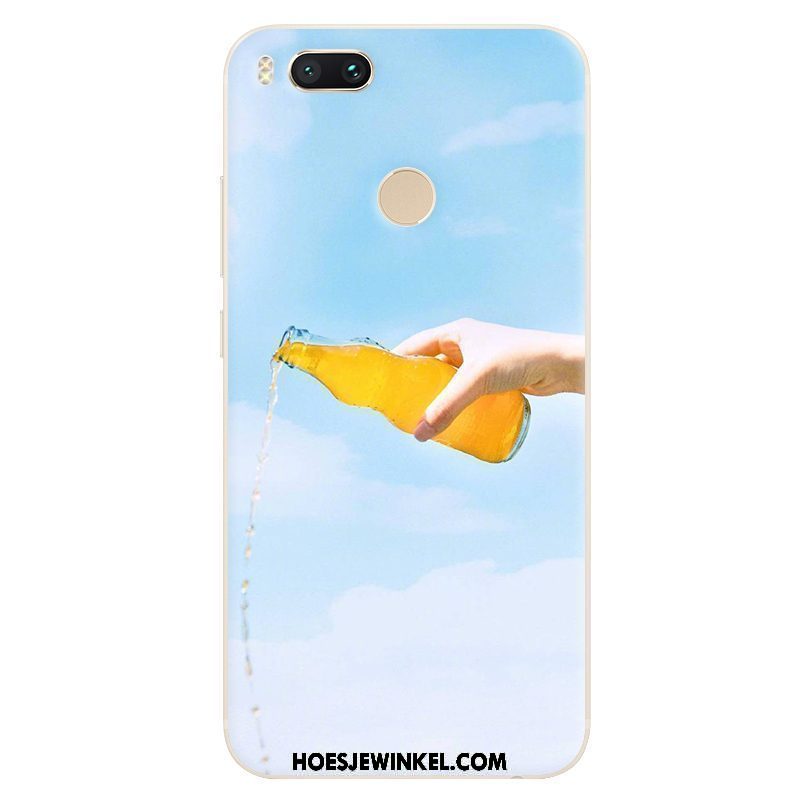 Xiaomi Mi A1 Hoesje Vers Mobiele Telefoon Hard, Xiaomi Mi A1 Hoesje Blauw Anti-fall Beige
