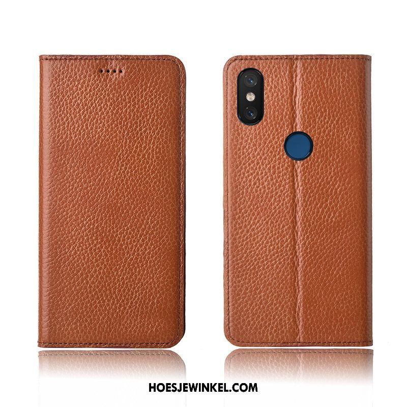 Xiaomi Mi A2 Hoesje Bescherming Anti-fall All Inclusive, Xiaomi Mi A2 Hoesje Mini Soort Aziatische Vrucht Braun Beige