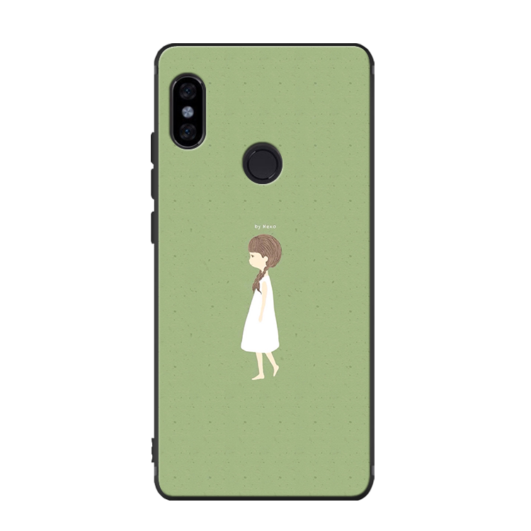 Xiaomi Mi A2 Hoesje Bescherming Anti-fall Mooie, Xiaomi Mi A2 Hoesje Roze Vers Beige