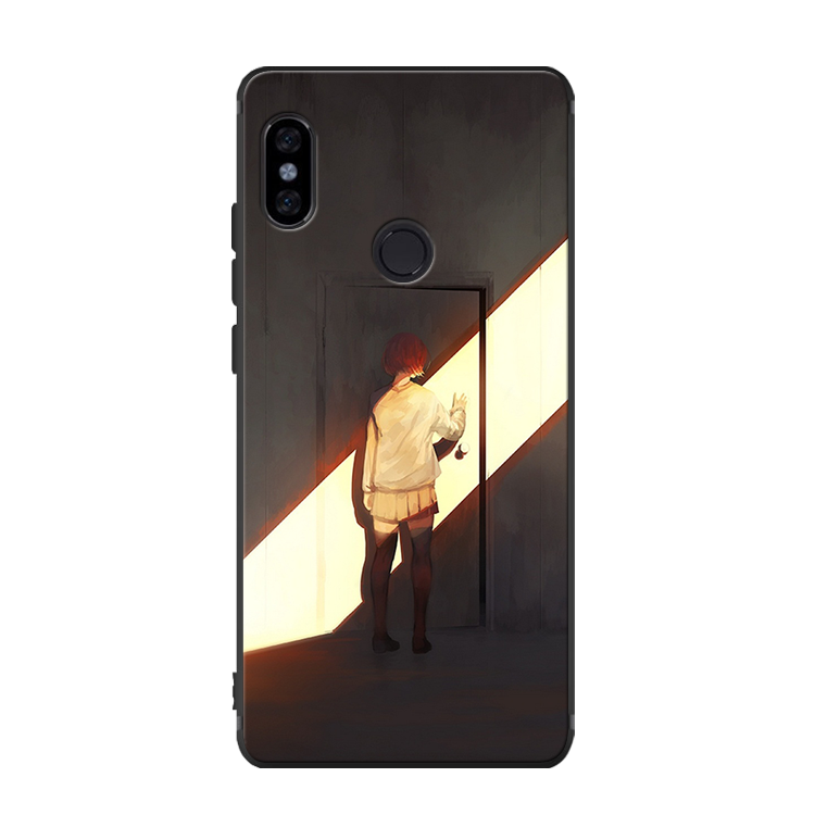 Xiaomi Mi A2 Hoesje Lovers Zacht Hemming, Xiaomi Mi A2 Hoesje Zwart Mini Beige