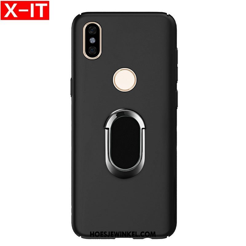 Xiaomi Mi A2 Hoesje Magnetisch Anti-fall Rood, Xiaomi Mi A2 Hoesje Tempereren Hoes Beige